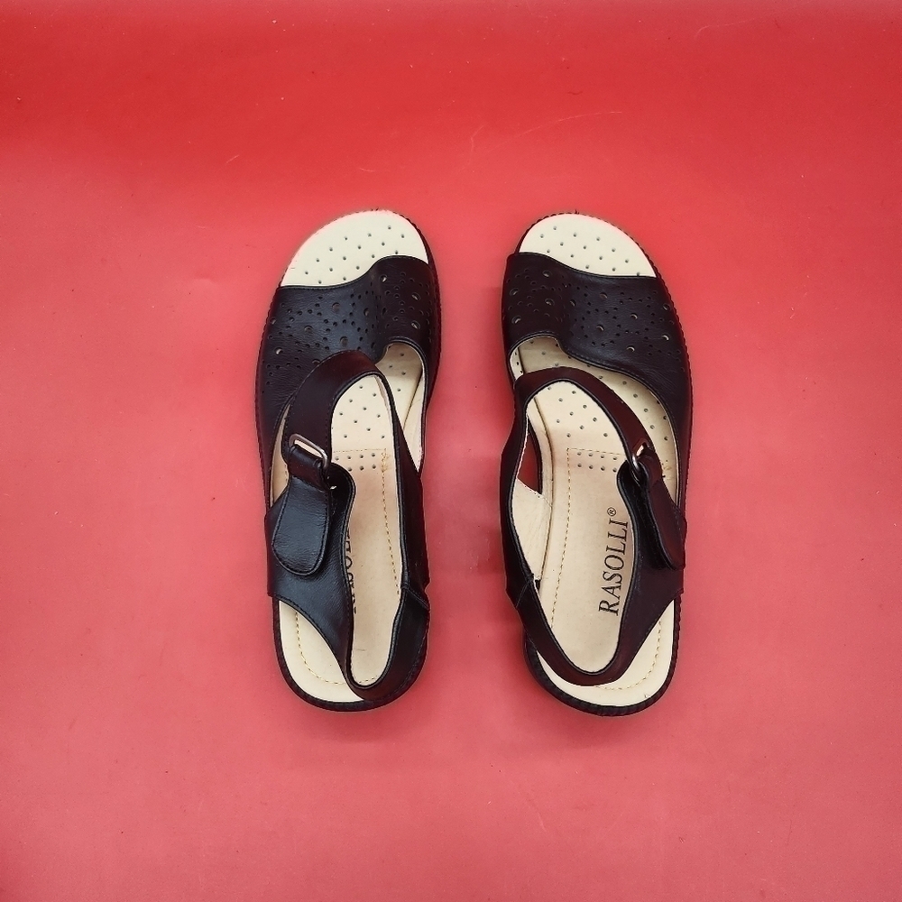 Rasolli Shoes Women's 8.5 Comfort Sandals Black - Picture 5 of 10